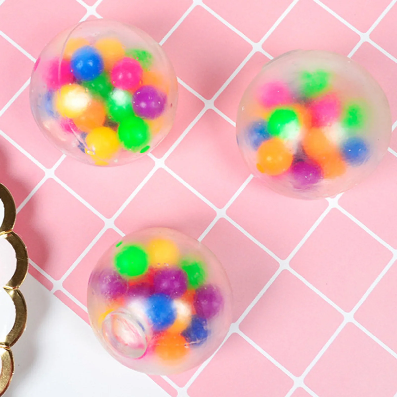 

18PCS Decompression Sensory Toys Stress Relief Toy Set Mesh Marble Push Bubble Autism Special Needs Stress Reliever Fidget Toys