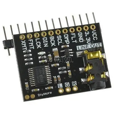 Raspberry Pi pHAT звуковая карта I2S интерфейс PCM5102 модуль DAC 24 битная плата со