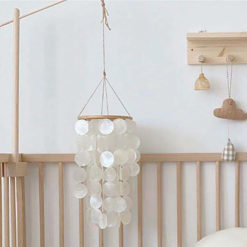 

Home Korean Decor Shell Wind Chimes Room Decoration Nordic Style Home Office Kids Room Nursery Decor Hanging Scandinavian Style