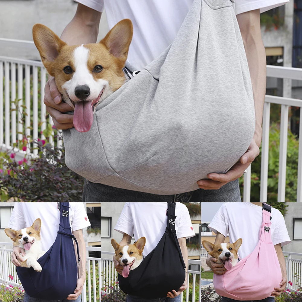 

Pet Shoulder Bag Carrier Small Cat Hand Free Carry Backpack Trip Carrier Tote Shoulder Bag with Pocket Belt Pet Supply
