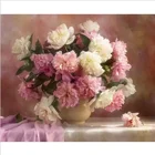 5D DIY алмазная живопись Вышивка розовые цветы рукоделие полная Алмазная мозаика Вышивка крестом домашний декор
