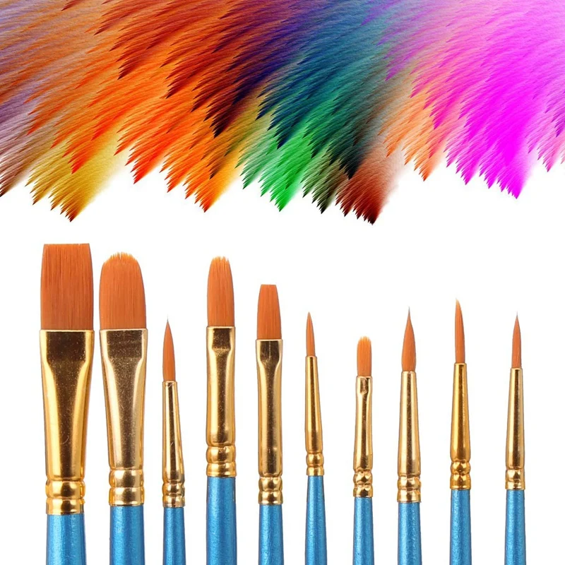 

30Pcs Paint Brushes Watercolor Brushes Art Paint Brush Set for Kids and Adults to Create Art Paint