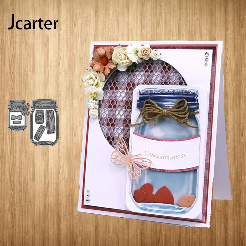 Новые металлические штампы в бутылках прозрачный трафарет для рукоделия сделай