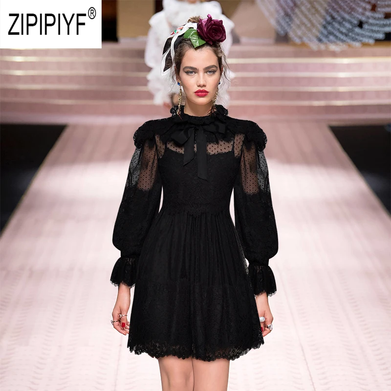 Милые модные женские платья для девочек со стоячим вырезом прозрачные с длинными