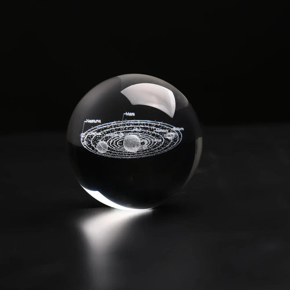 Галактические Системы мяч Миниатюрная модель планет Стекло Кристальный шар