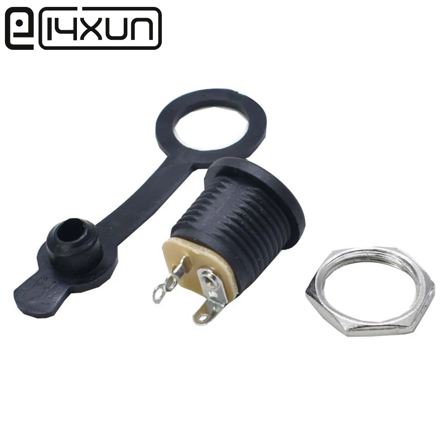 EClyxun 100pcs DC-022 5 5x2 1mm 5*2 DC Power Jack Коннектор для монтажа панелей DC022 5-2 1 с