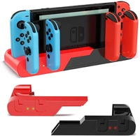 Charging Dock Stand Station LED USB 2 0 Console Charger Playstand with Game Card Slots For Nintendo Switch Accessories