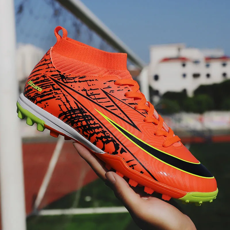 Сверхтонкая Мужская Уличная футбольная обувь для мальчиков мужские спортивные
