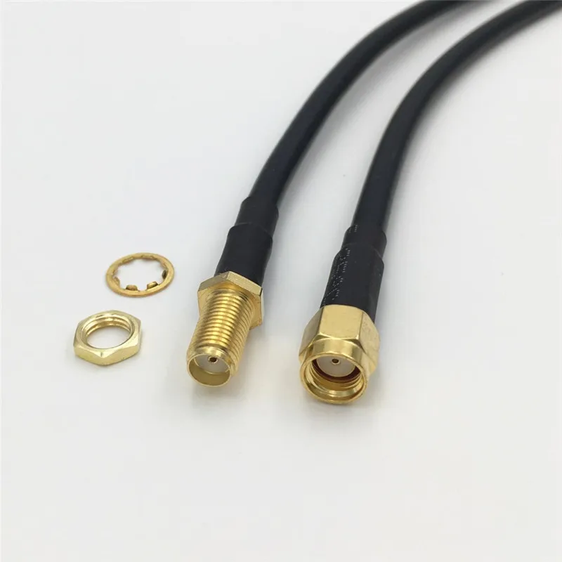 1 шт 8 Типы штекеров RG58 / LMR195 В переменного тока 50-3 обжима кабеля SMA для RP-SMA мужской