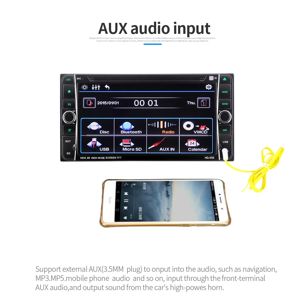 Автомобильный Радио 2 Din Автомобильный мультимедийный плеер 7 ''Авторадио Bluetooth USB аудио Радио DVD стерео для Toyota Corolla Camry RAV4