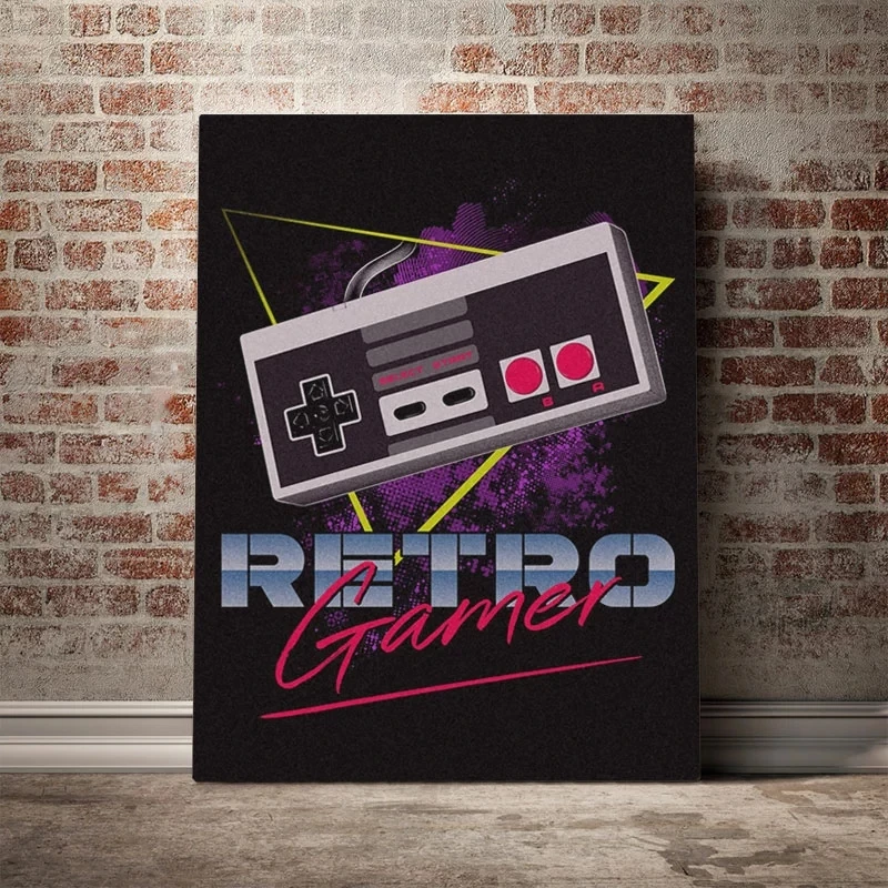 

Prints Posters Home Retrowave Gamer Synthwave Decor Canvas Painting Gift Wall Artwork Modern Bedroom Cuadros Modular Pictures