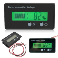 low pressure 12 48v indicator battery capacity voltage tester display lead acid monitor w cable battery indicator