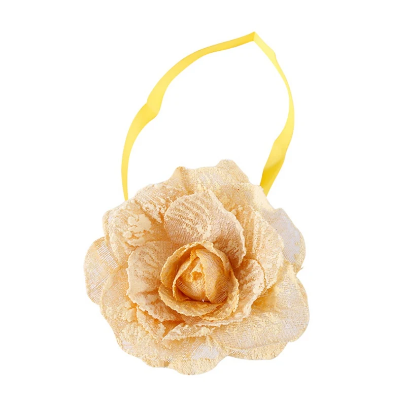 Light Yellow 1 шт. Европейский Цветок Занавески Клип Держатели занавески Tieback пряжки зажимы аксессуары - Цвет: Light Yellow