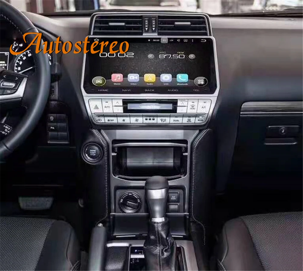 12 3 для Toyota Land Cruiser Prado 150 2018-2020 Android10 Автомобильный GPS-навигатор стерео головное