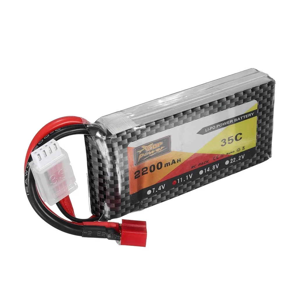 ZOP Power 7 4 V/11 1 V/14 8 V/22 2 V 2200mAh 35C 3S Lipo батарея T Plug для моделей RC|Зарядные устройства| |