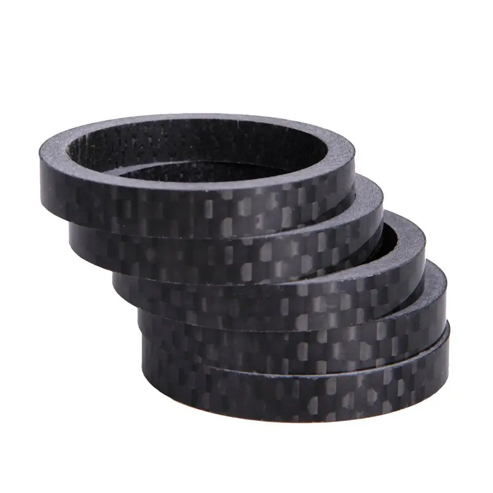 

Ultra-Light Carbon Fiber Washer for Mountain Road Bike Fork Headset Parts 5mm 10mm Front Fork Bowl Set Washer Gasket
