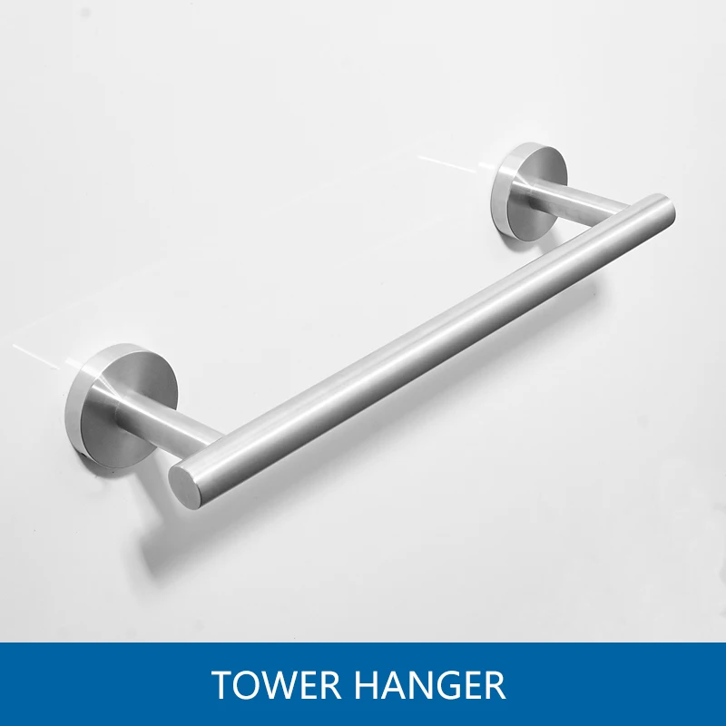Short Towel Hanger-1 Faplully матовый золотой набор аксессуаров для ванной комнаты Т-образный дизайнерский держатель для туалетной бумаги держатель для туалетной щетки настенное оборудование - Цвет: Short Towel Hanger-1