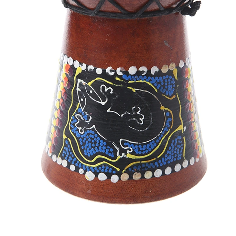 4-дюймовый Профессиональный Африканский барабан Djembe Bongo деревянный музыкальный