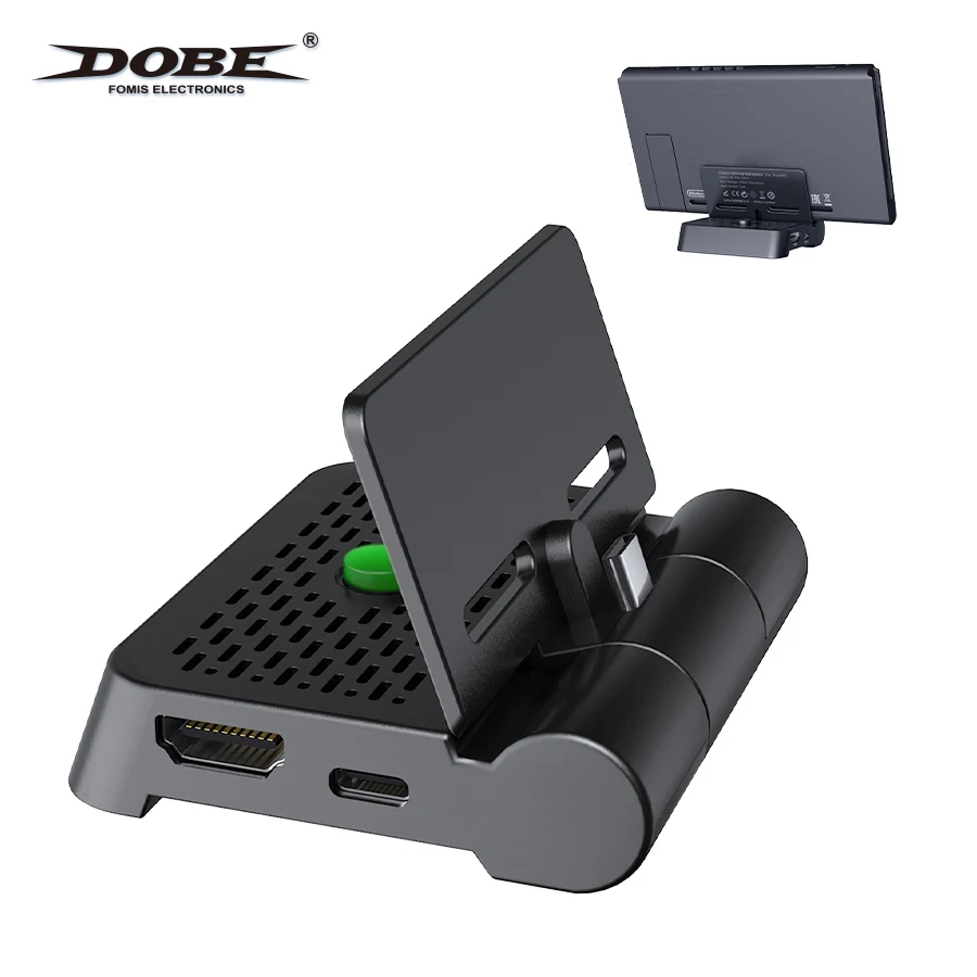 Портативная док станция для Nintendo Switch Type C адаптер конвертер HDMI Регулируемая