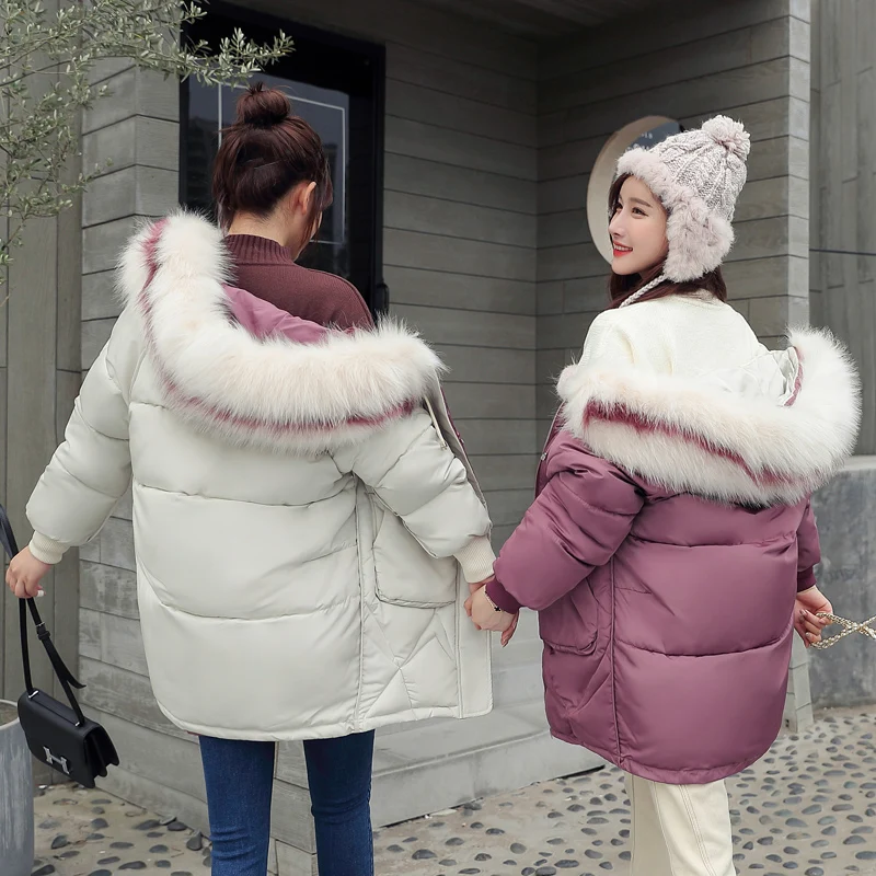 KUYOMENS Ladies Jackets Loose Clothes Women Parka Coats Korean Winter Jacket Women's Parkas Mujer Warm Outwear | Женская одежда