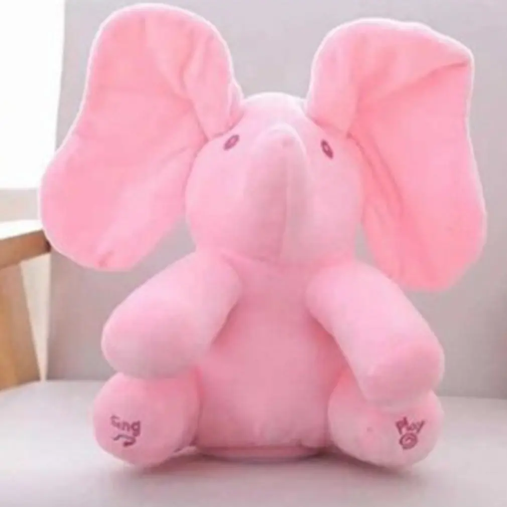 

Elephant Little Elephant Electric Plush Toys Early Education Toys Music Children's Gifts English Story
