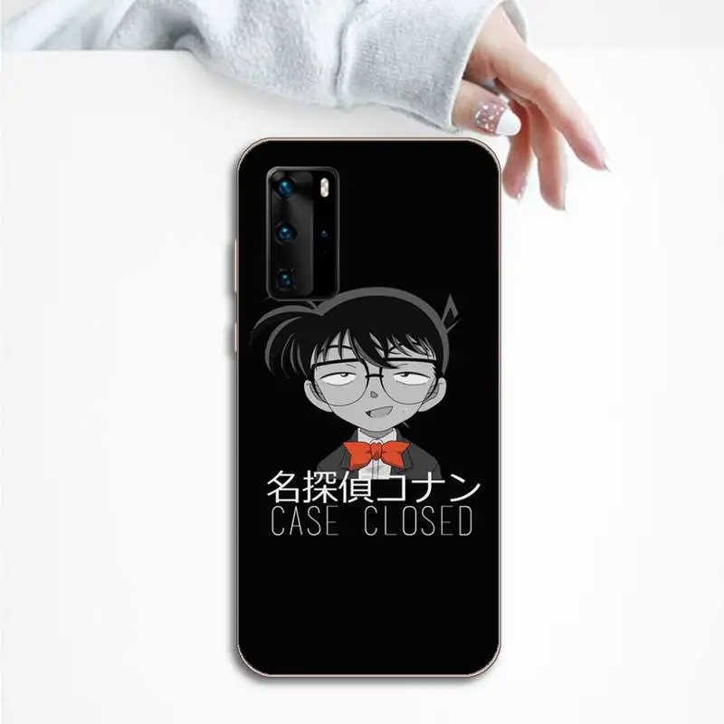 

Japan anime detective conan Phone Case Transparent for Huawei P honor 8 10i 20 30 40 smart 2019