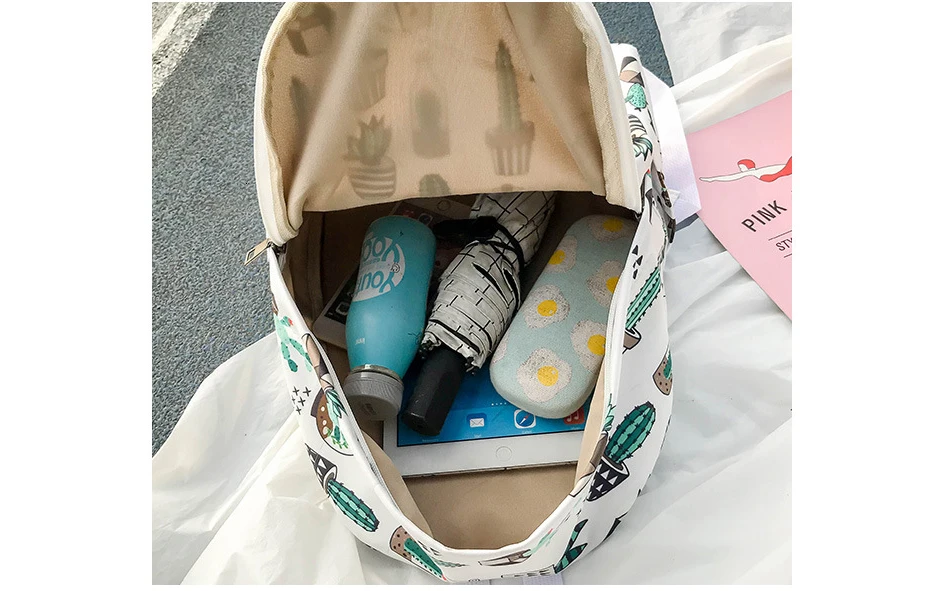 TTOU Ulzzang женский рюкзак с мультяшным котом, милая сумка, водонепроницаемый рюкзак для ноутбука, школьный рюкзак с модным принтом, дорожные сумки Mochilas