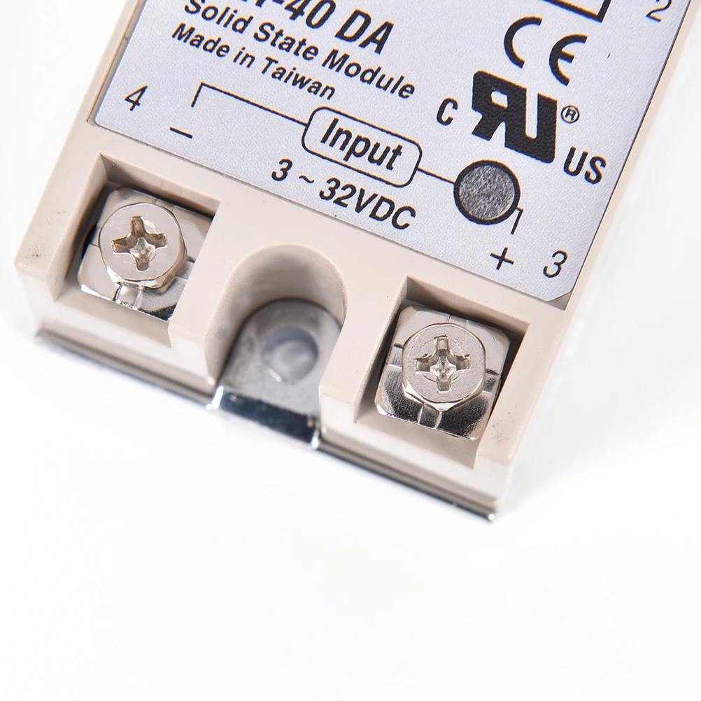 Цельное промышленное твердотельное реле SSR 40A с защитным флагом SSR-40DA DC контроль