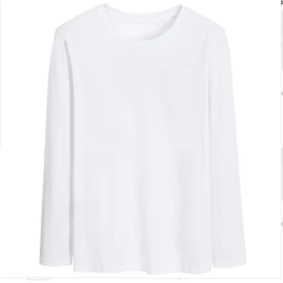 picture color Женская футболка большого размера плюс размер 5XL 8XL 10XL 12XL бюст 160 см осень круглый вырез длинный рукав свободный большой размер черная футболка - Цвет: picture color