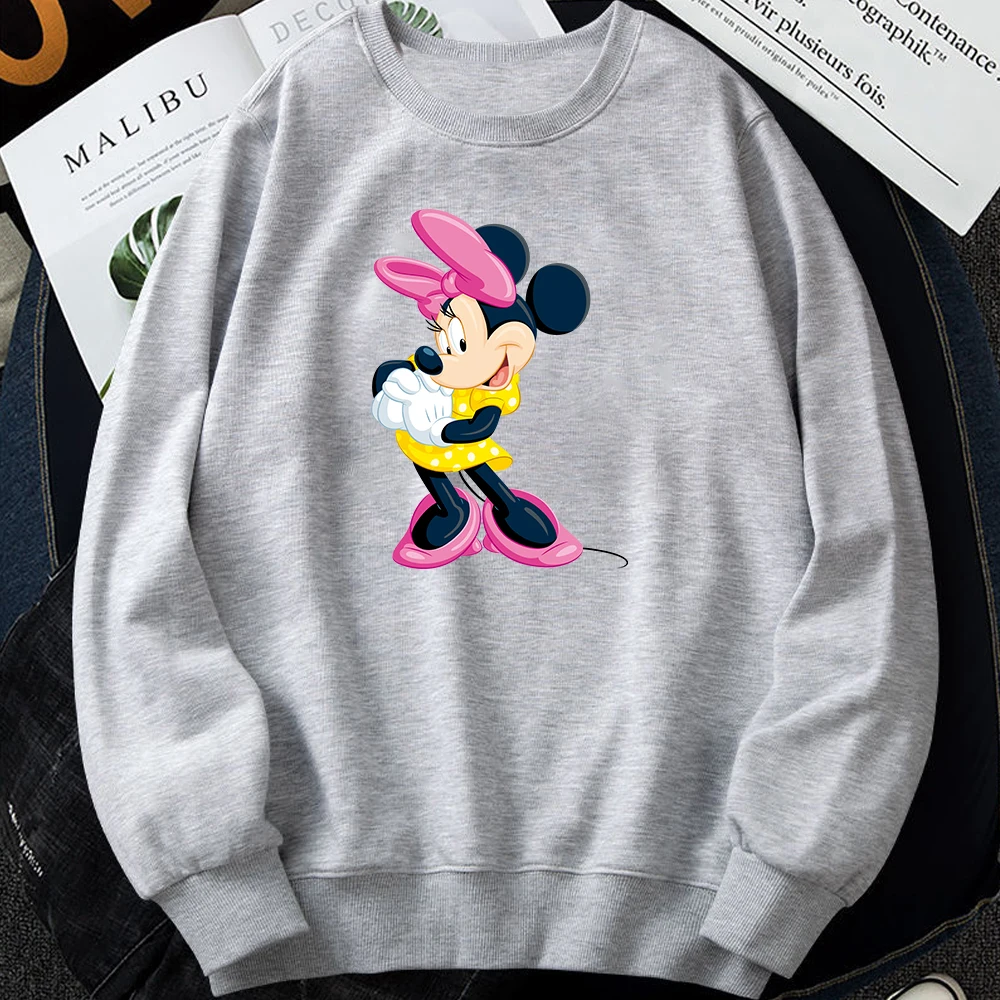 

Толстовка мужская с принтом Минни Маус, осень 2021