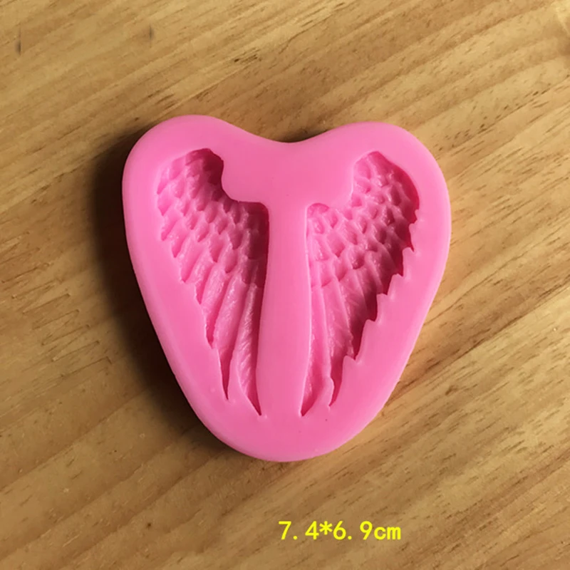 Силиконовая форма в виде крыла 3D искусство резьба керамика керамический