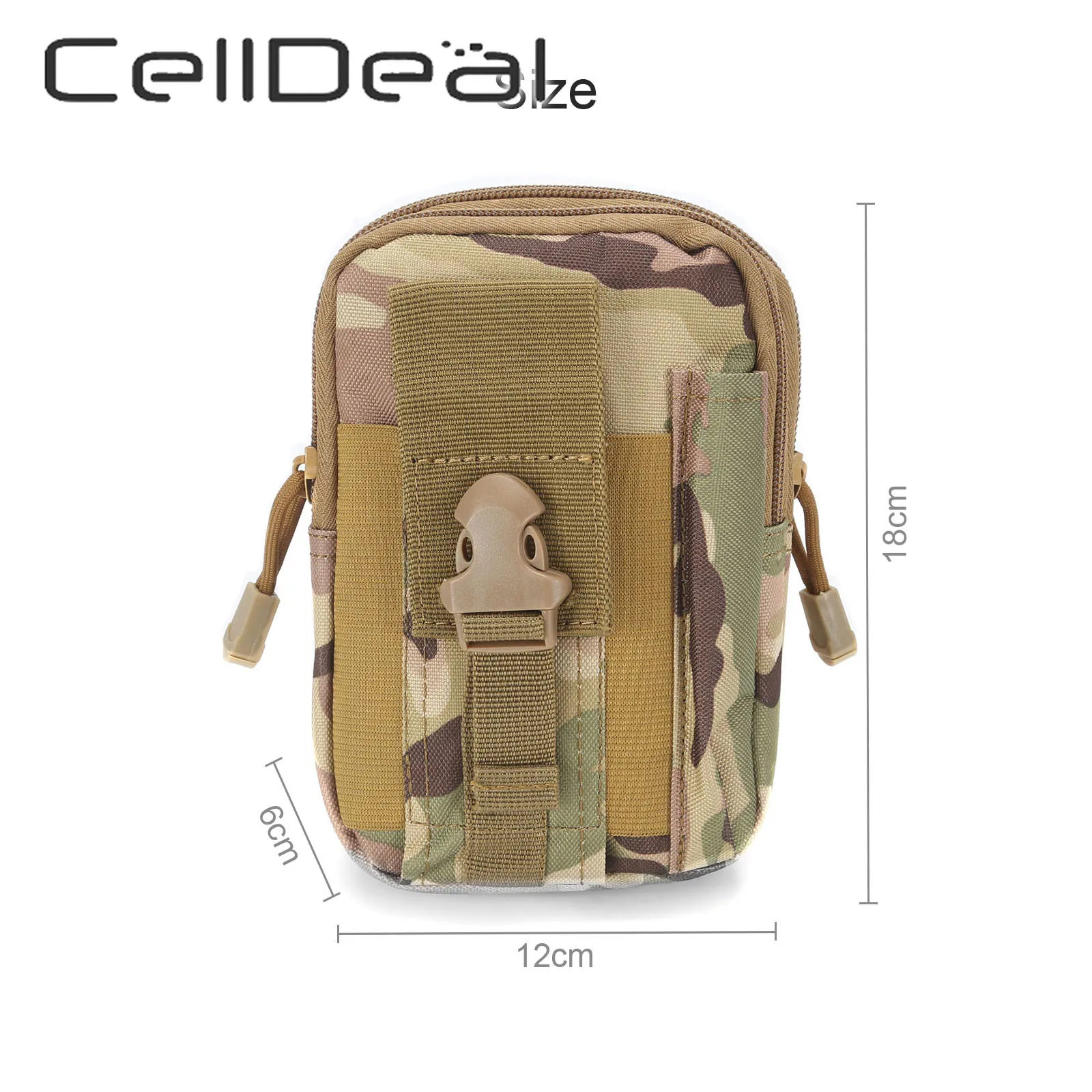 

Military Molle Pouch Tactical Belt Waist Bag Outdoor Sport Waterproof Phone Bag Men Casual EDC Tool Pocket Hunting Fanny Pack