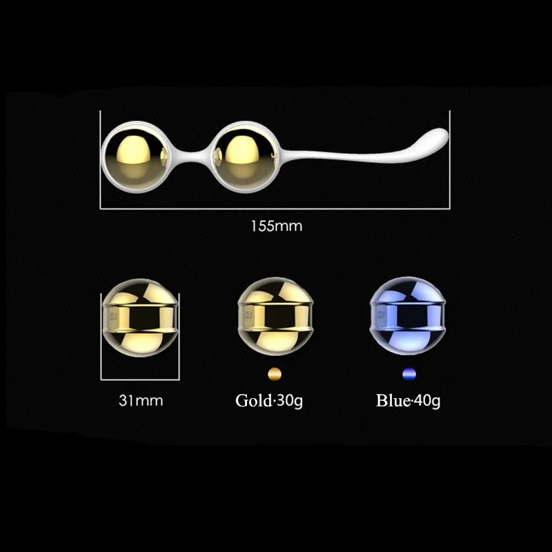 4 Beads Women Shrinking Ball Stainless Steel Ben Wa Balls Sets Anal Kegel Tighten Exercise Machine Vaginal Trainer-30 | Красота и