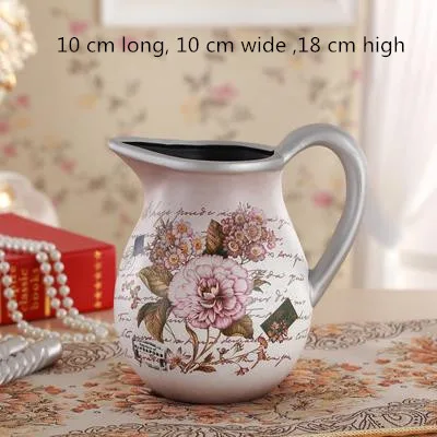 style 14 Керамическая ваза для лица, креативные изделия в скандинавском стиле, украшение стола для дома, современные цветы - Цвет: style 14