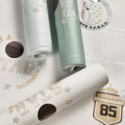 Детские обои мультфильм 3D Футбол спальня мальчик девочка домашний Декор