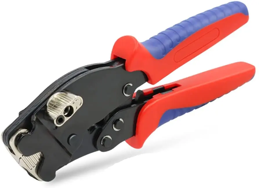 Ferrule Crimping Tool, Square Crimper for AWG 30-5 (0.08-16mm²) End-Sleeves Ferrules Wire Ends Terimnals, Self-Adjusting Piler