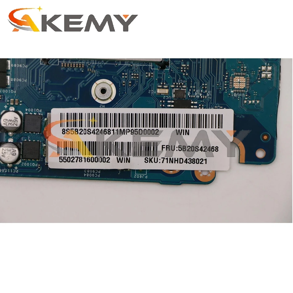 

EL432/EL532 LA-H131P motherboard for Lenovo ideapad S340-15API laptop motherboard W/ R7-3700U CPU 4GB-RAM tested OK Mainboard