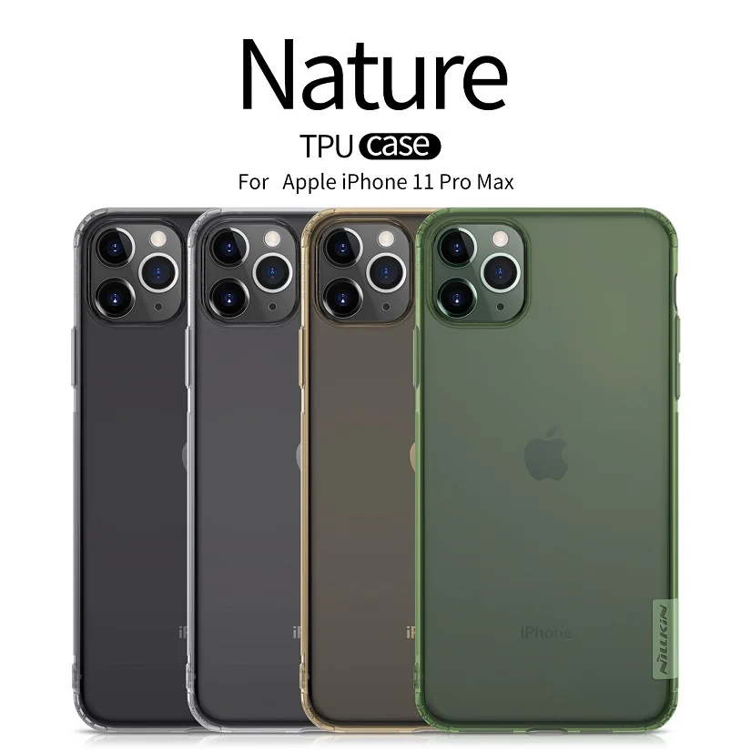 Для iPhone 11 чехол Nillkin натуральный прозрачный мягкий кремний TPU Защитный чехол для iPhone 11/X/XR/XS Max для iPhone 11 Pro