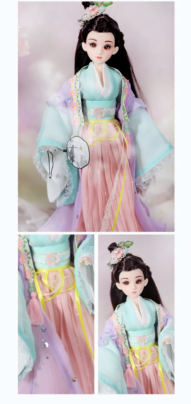 Мм девушка 1/6 BJD кукла Очарование Востока имя в цветочном потоке включая одежду подходит для ручная работа кукла Pullip, Ледяной, Blyth, Licca