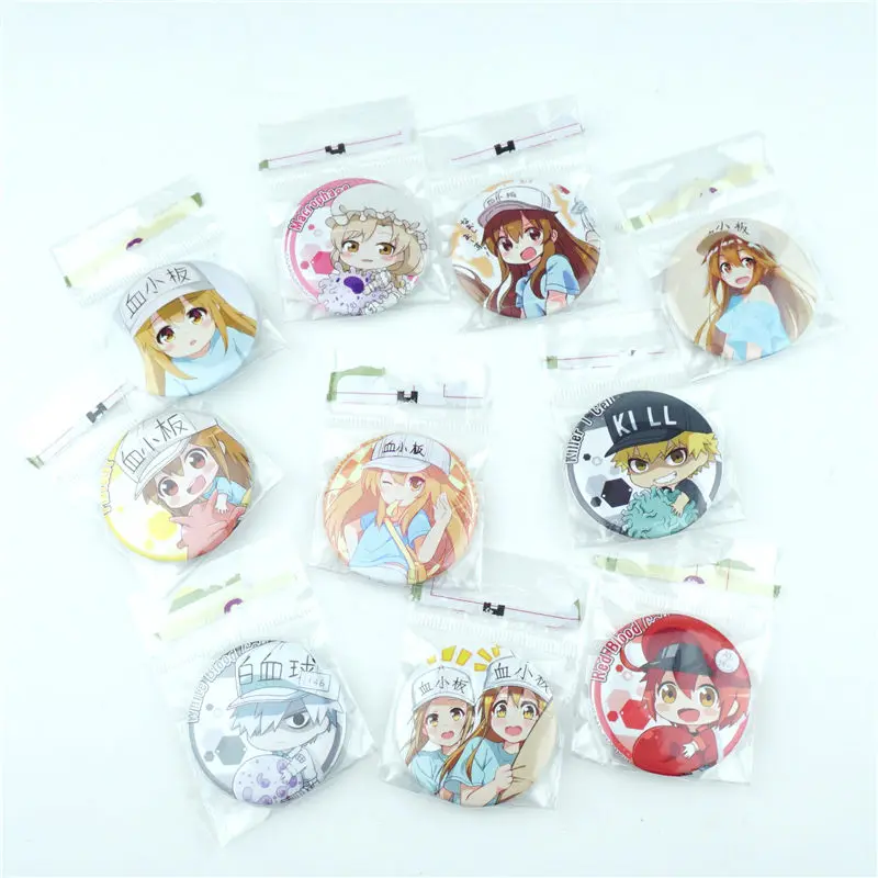 10 шт./компл. Мультяшные булавки в виде ячеек на работе милые заколки брошь