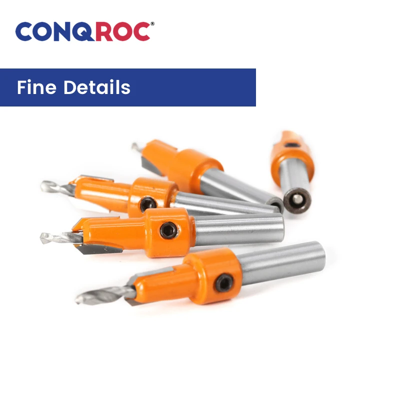 5 шт. YG8 твердосплавные Стальные сверла с потайной раковиной конические диаметр