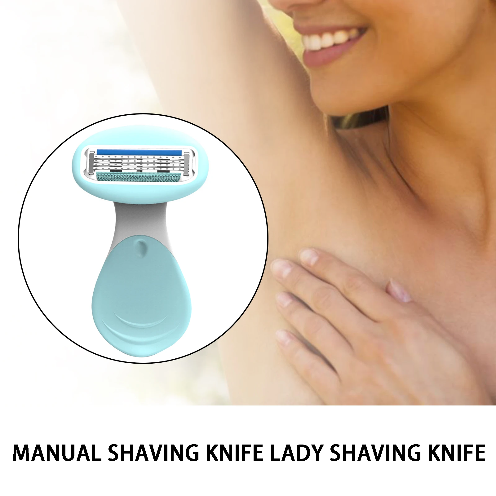 

4 Blade Shaving Razor For Women Whole Body Hair Removal Shaver With A Travel Razor Case