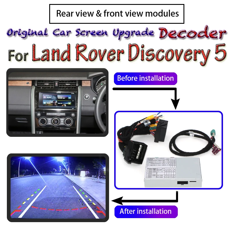 Декодер задней передней камеры для Land Rover Discovery 5 L462 2017 ~ 2020 интерфейсная система