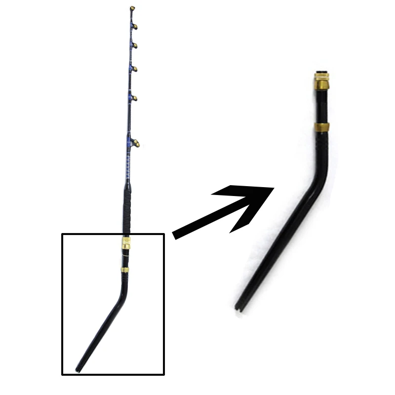 Троллинг удочка для серфинга дальнего троллинга стеклянная лодка Удочка из FRP