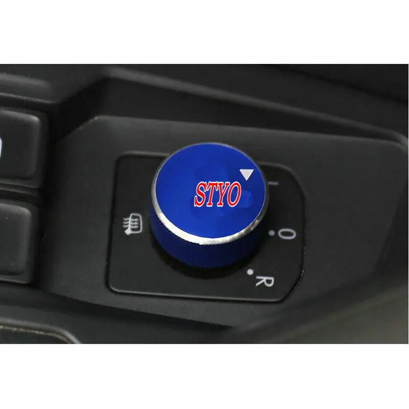 Автомобильная дверь зеркальный переключатель заднего вида кольцо Накладка для VW