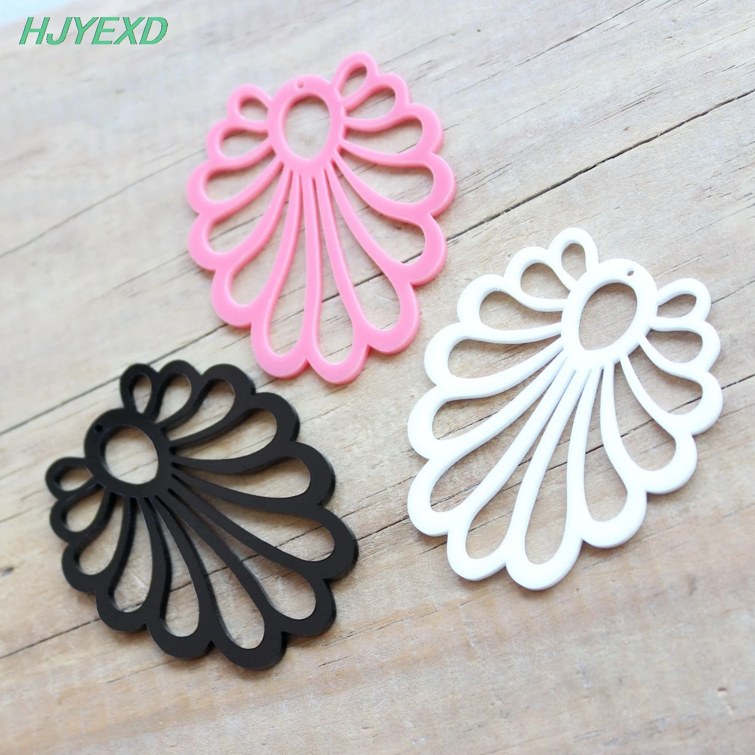 (4 шт./лот) искусственная акриловая оболочка для сережек аксессуары лазерный