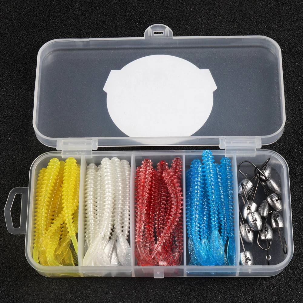 JOHNCOO 50 шт. Ajing мягкая UL приманка для рыбной ловли Rockfish meвру плавающие приманки