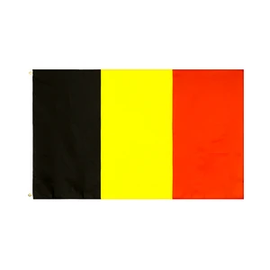 Флаг Бельгии, 90x150 см, черный, желтый, красный