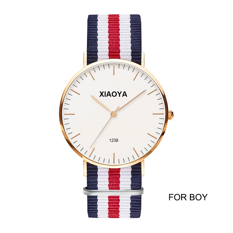XIAOYA luxury brand COUPLE quartz watch fashion rose gold silver man dw watch style men dress watch 41mm/34mm relogio feminino