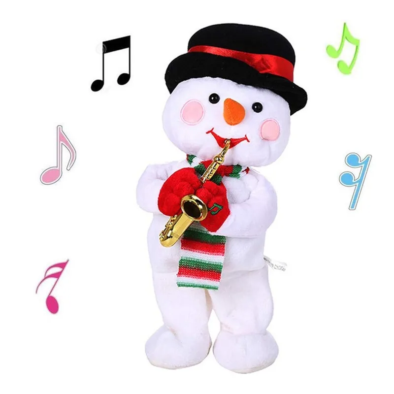 

New Santa Claus Christmas Electronic Plush Toys Singing Dancing Interactive Musical Toys Party Supplies for Kids Christmas Gifts